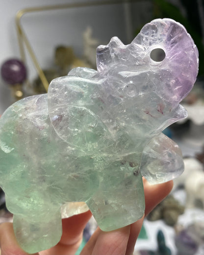 Fluorite Elephant