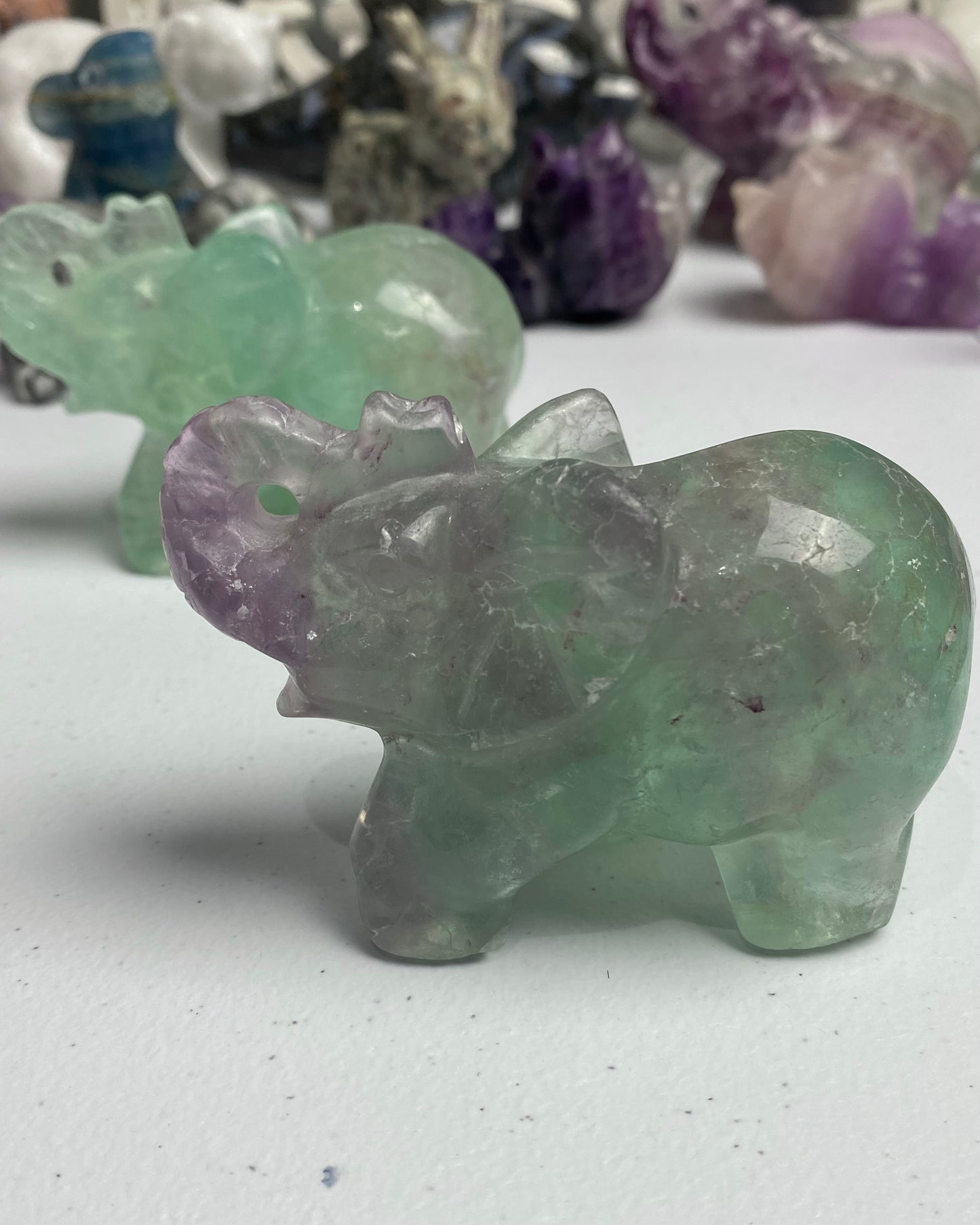 Fluorite Elephant