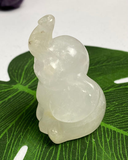 Clear Quartz Elephant