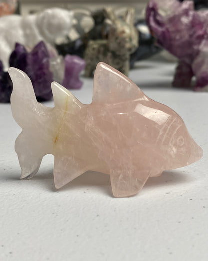 Rose Quartz Fish