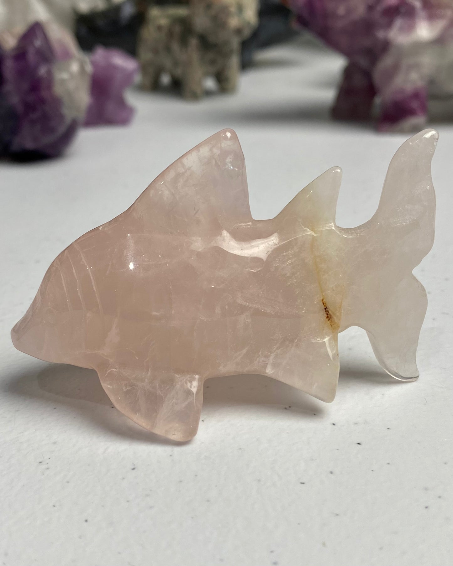 Rose Quartz Fish