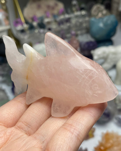 Rose Quartz Fish