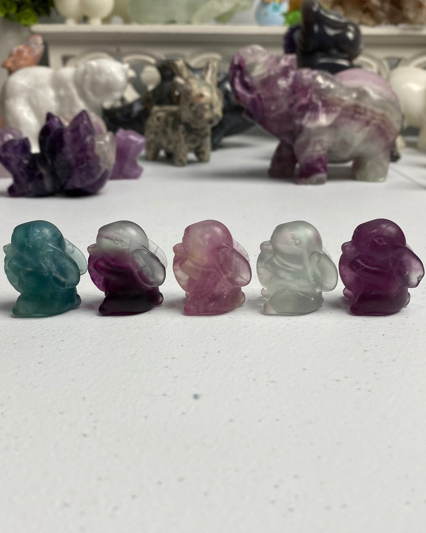 Candy Fluorite Mini Bunny