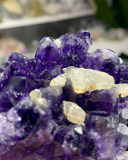 Amethyst Agate with Calcite Rabbit (on hold)