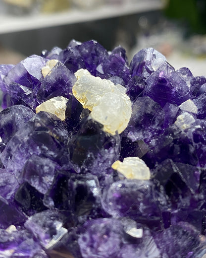 Amethyst Agate with Calcite Rabbit (on hold)