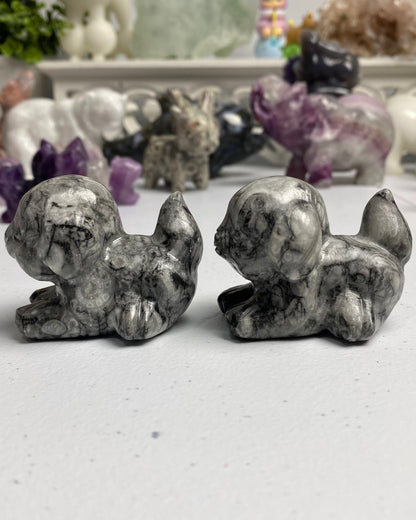 Fossil Jasper Dog