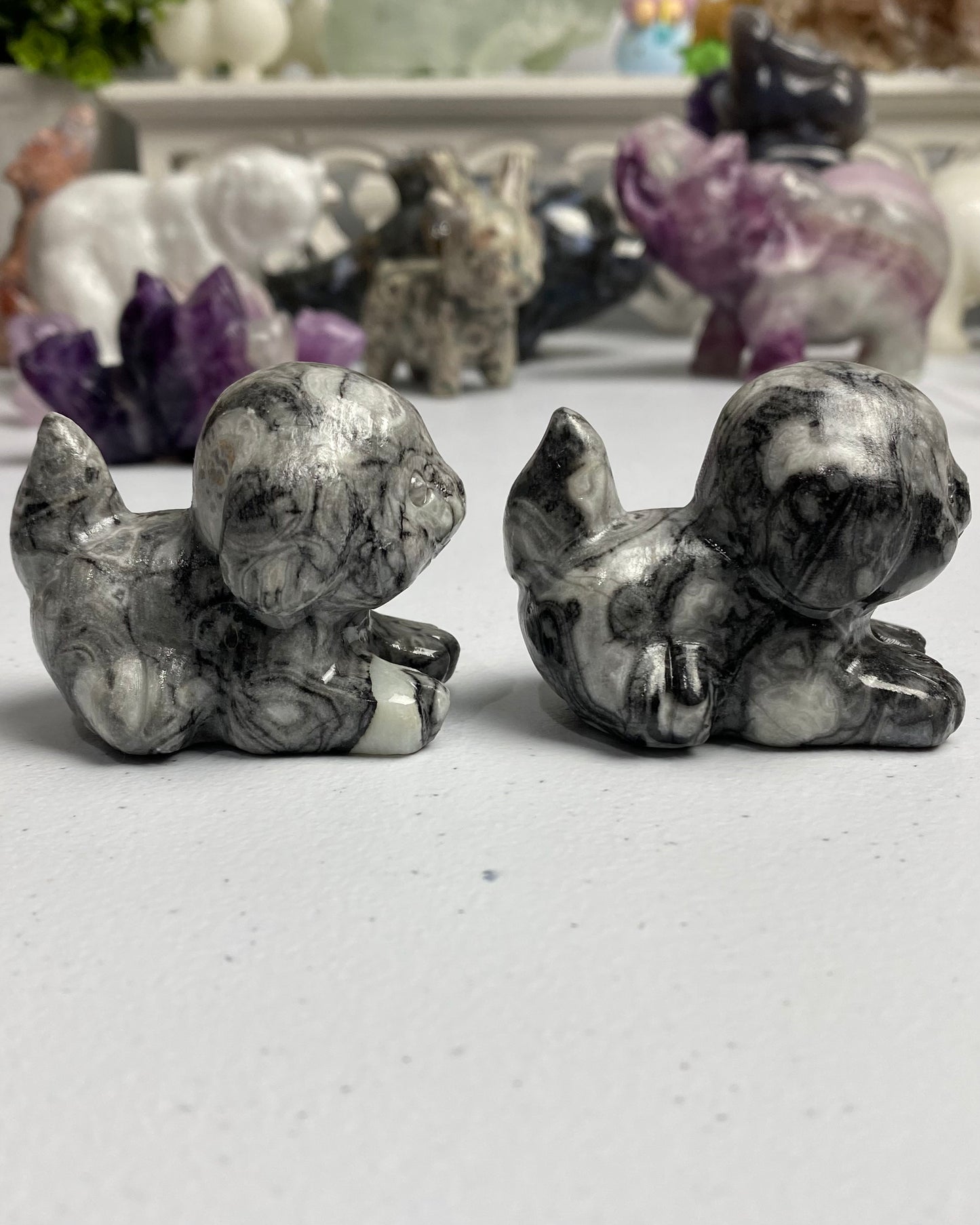 Fossil Jasper Dog