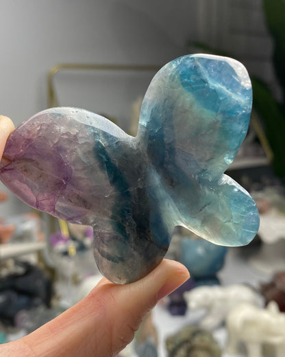 Rainbow Fluorite Butterfly