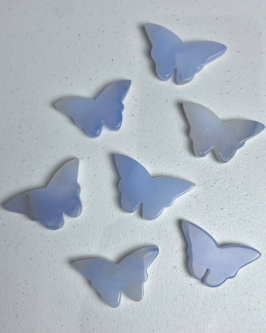 Blue Chalcedony Butterfly