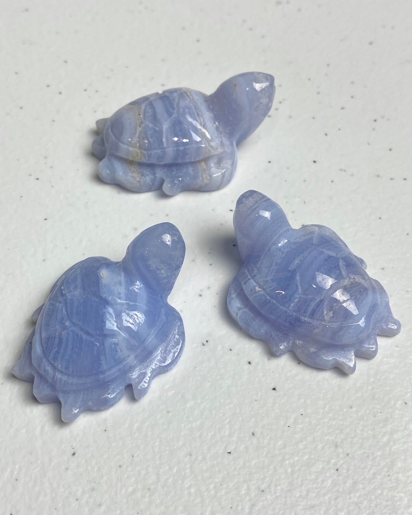 Blue Lace Agate Sea Turtle