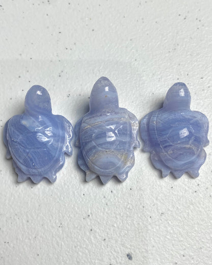 Blue Lace Agate Sea Turtle