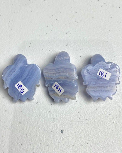 Blue Lace Agate Sea Turtle