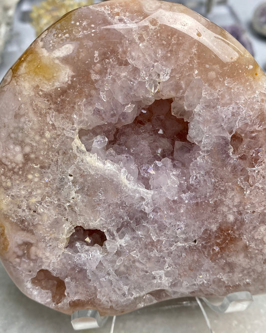 Amethyst Flower Agate Carnelian Freeform