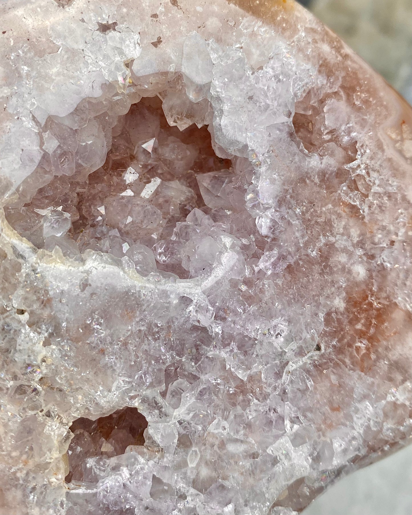 Amethyst Flower Agate Carnelian Freeform