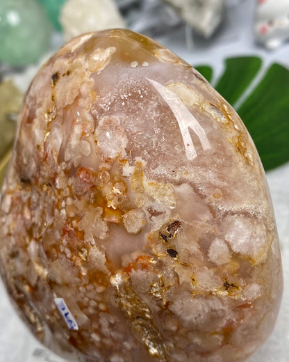 Amethyst Flower Agate Carnelian Freeform