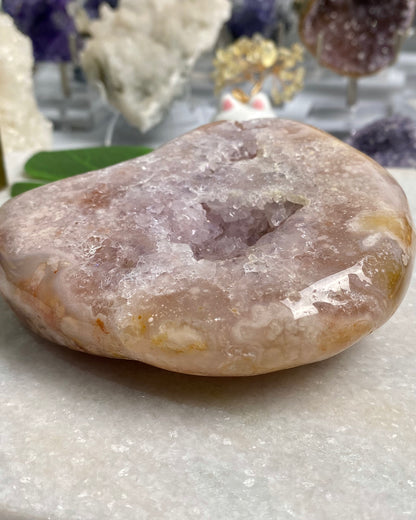 Amethyst Flower Agate Carnelian Freeform