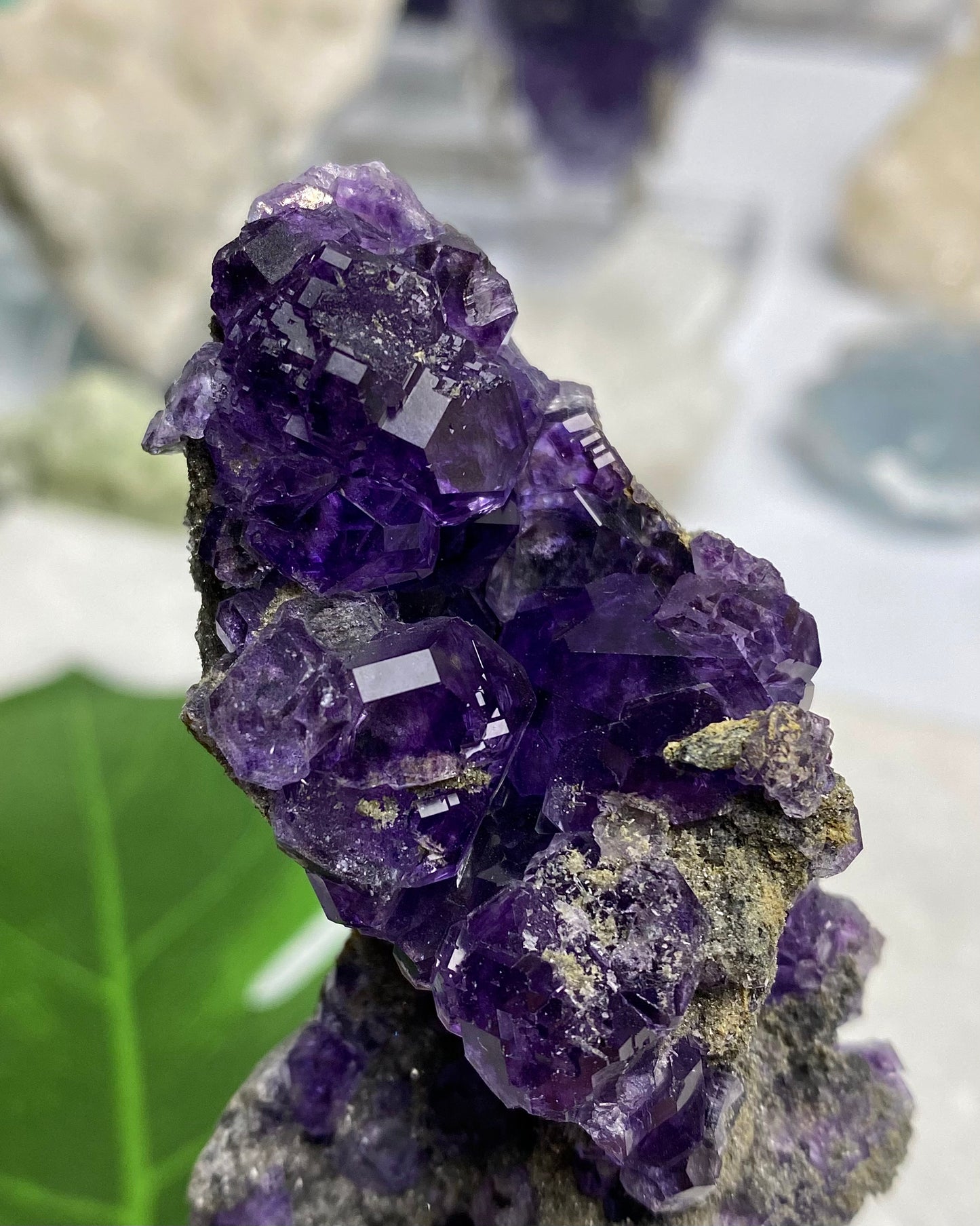 Tanzanite Fluorite