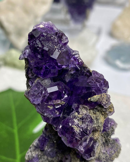 Tanzanite Fluorite