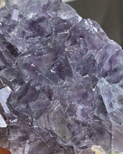 Jelly Purple Cubic Fluorite Cluster