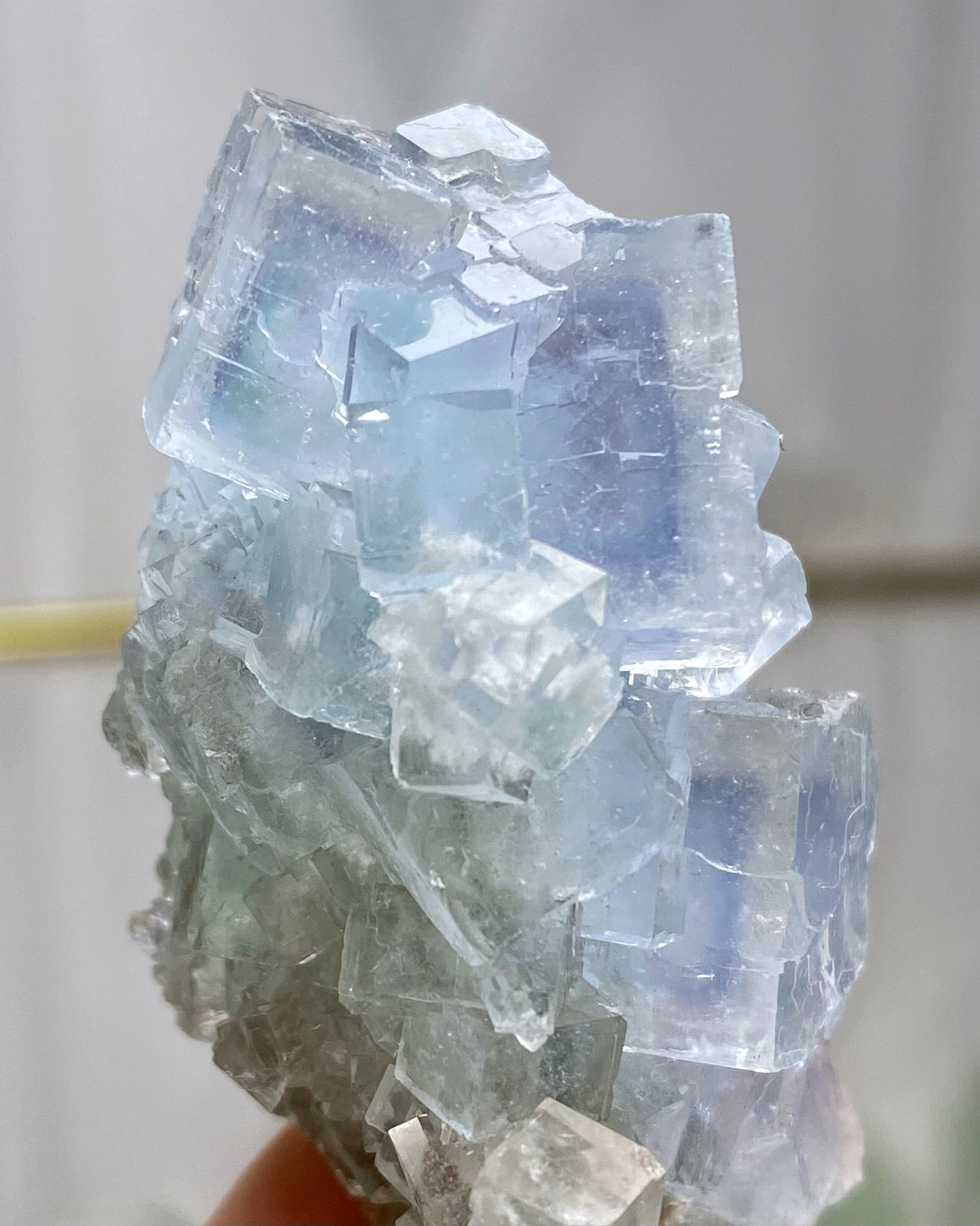 Light Blue Cubic Fluorite Stack