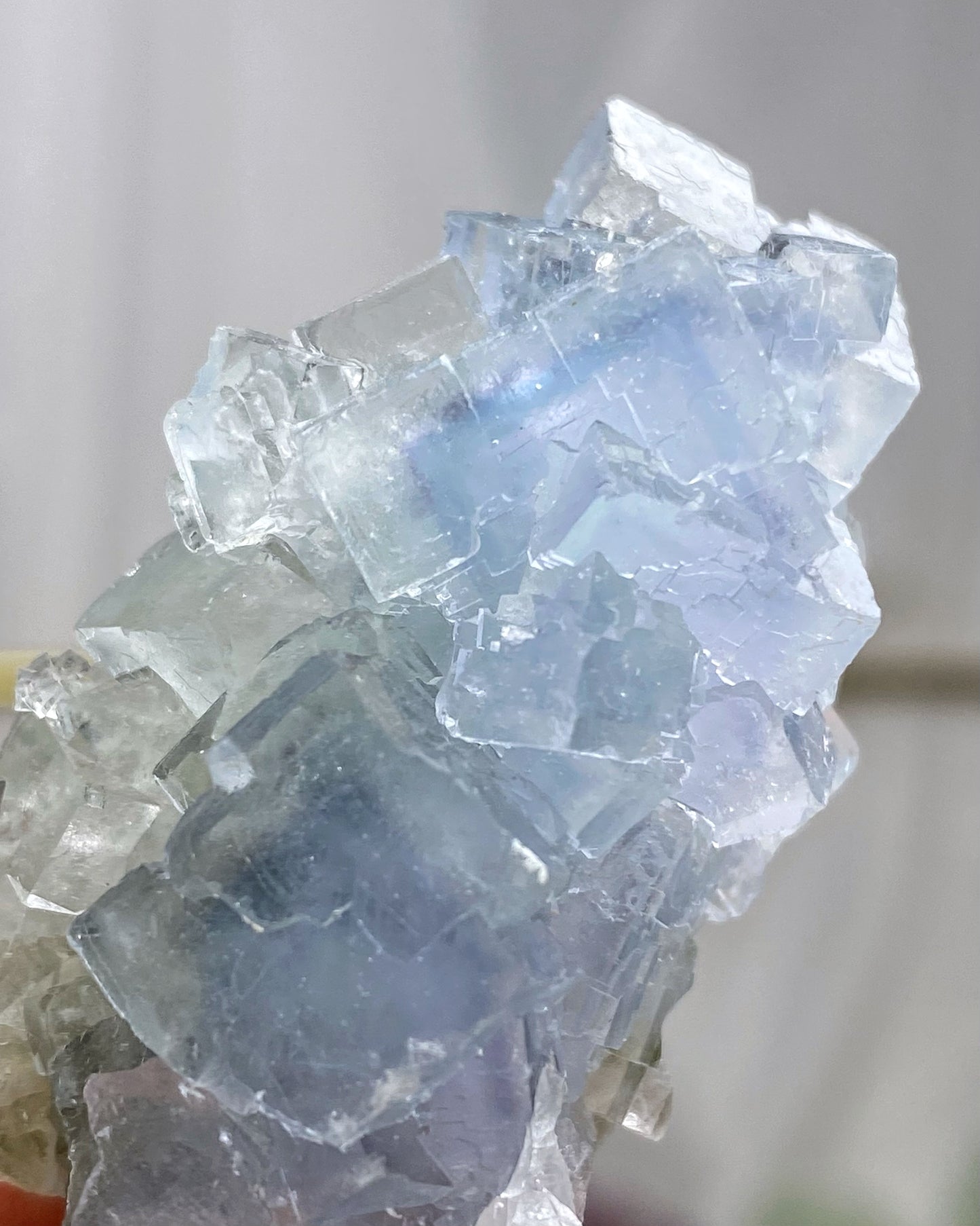 Light Blue Cubic Fluorite Stack