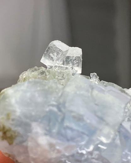 Light Blue Cubic Fluorite Stack