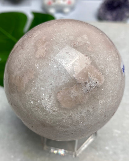 Druzy Pink Amethyst Sphere