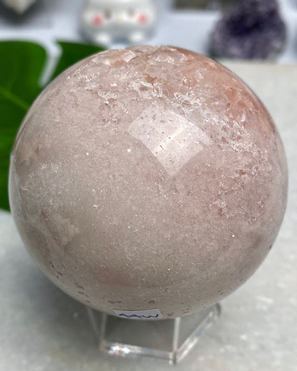 Druzy Pink Amethyst Sphere