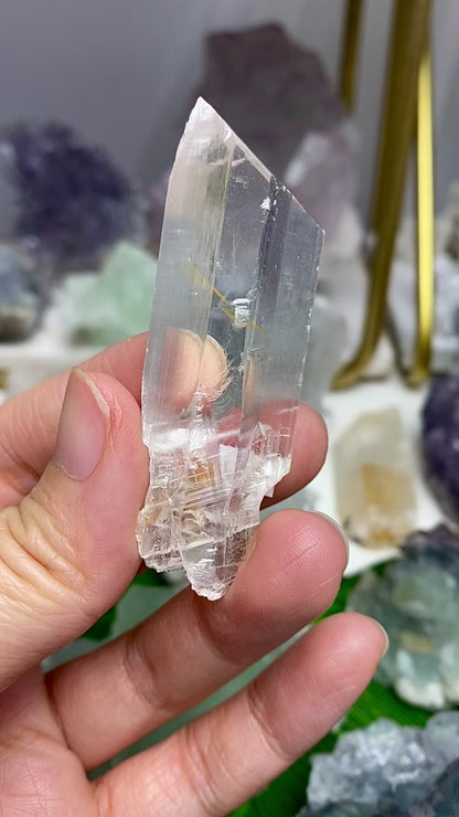 Selenite Crystal Water Clear Clarity