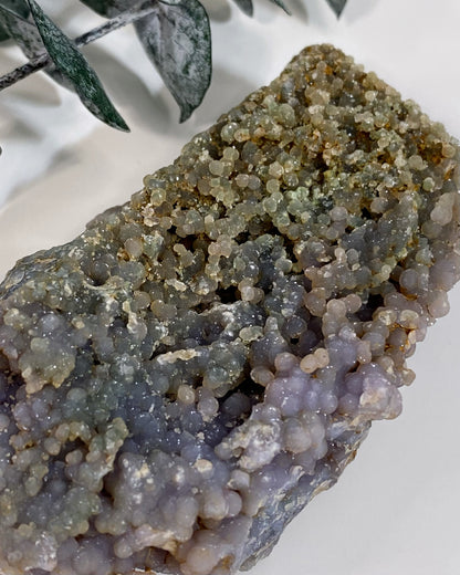 Sparkly Grape Agate Mineral Specimen