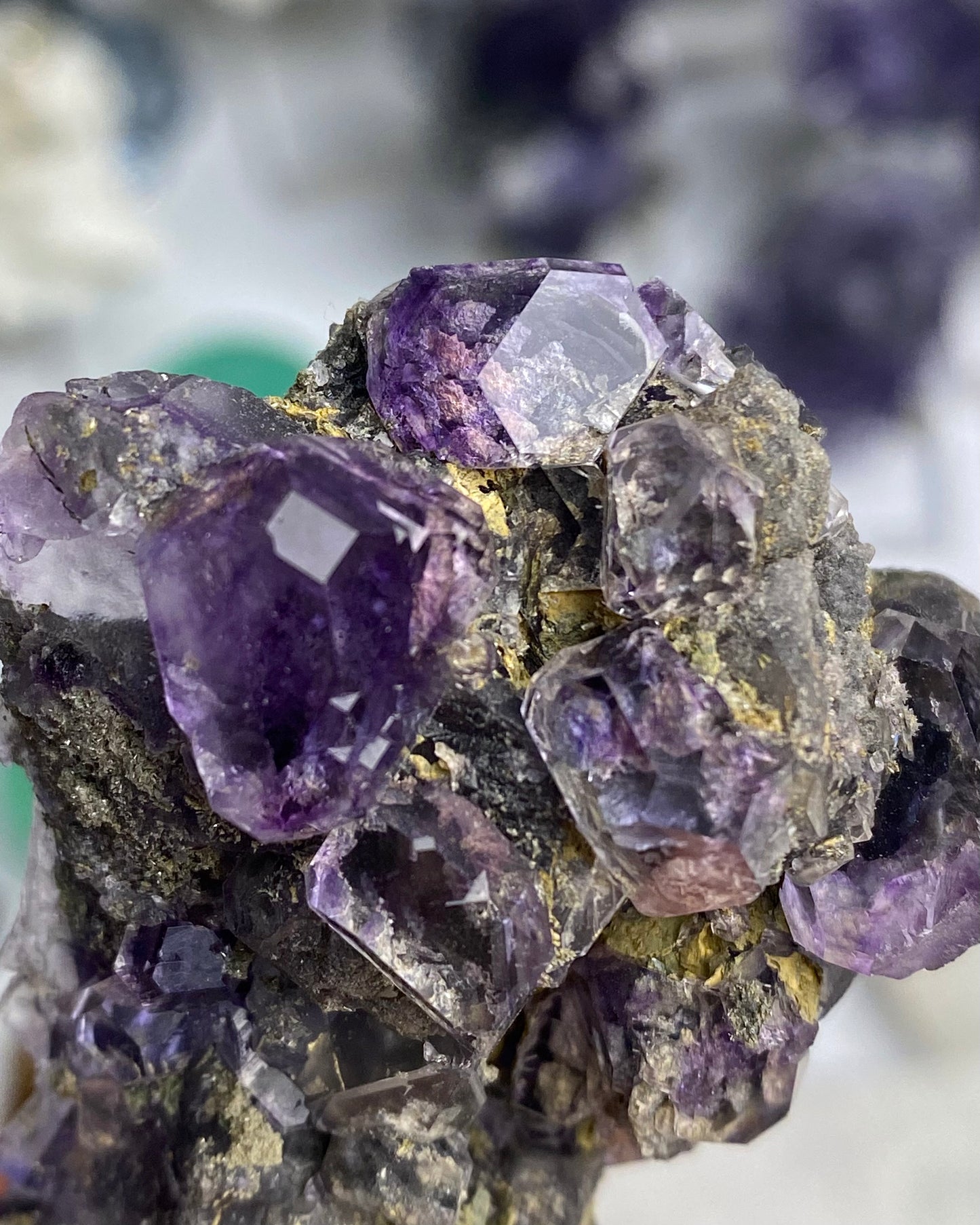 Tanzanite Fluorite