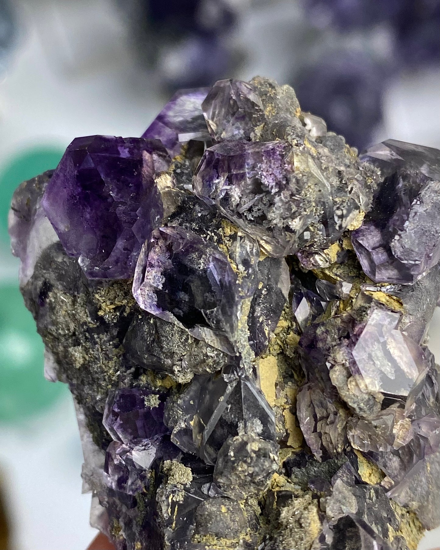 Tanzanite Fluorite