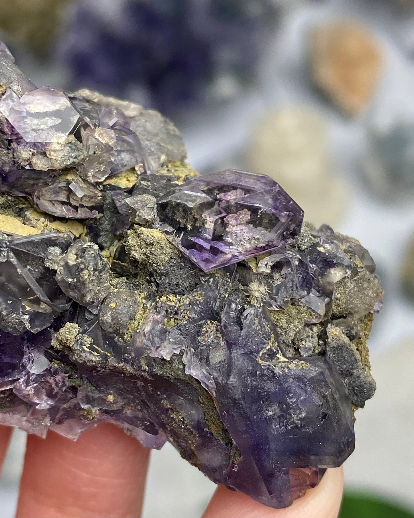 Tanzanite Fluorite