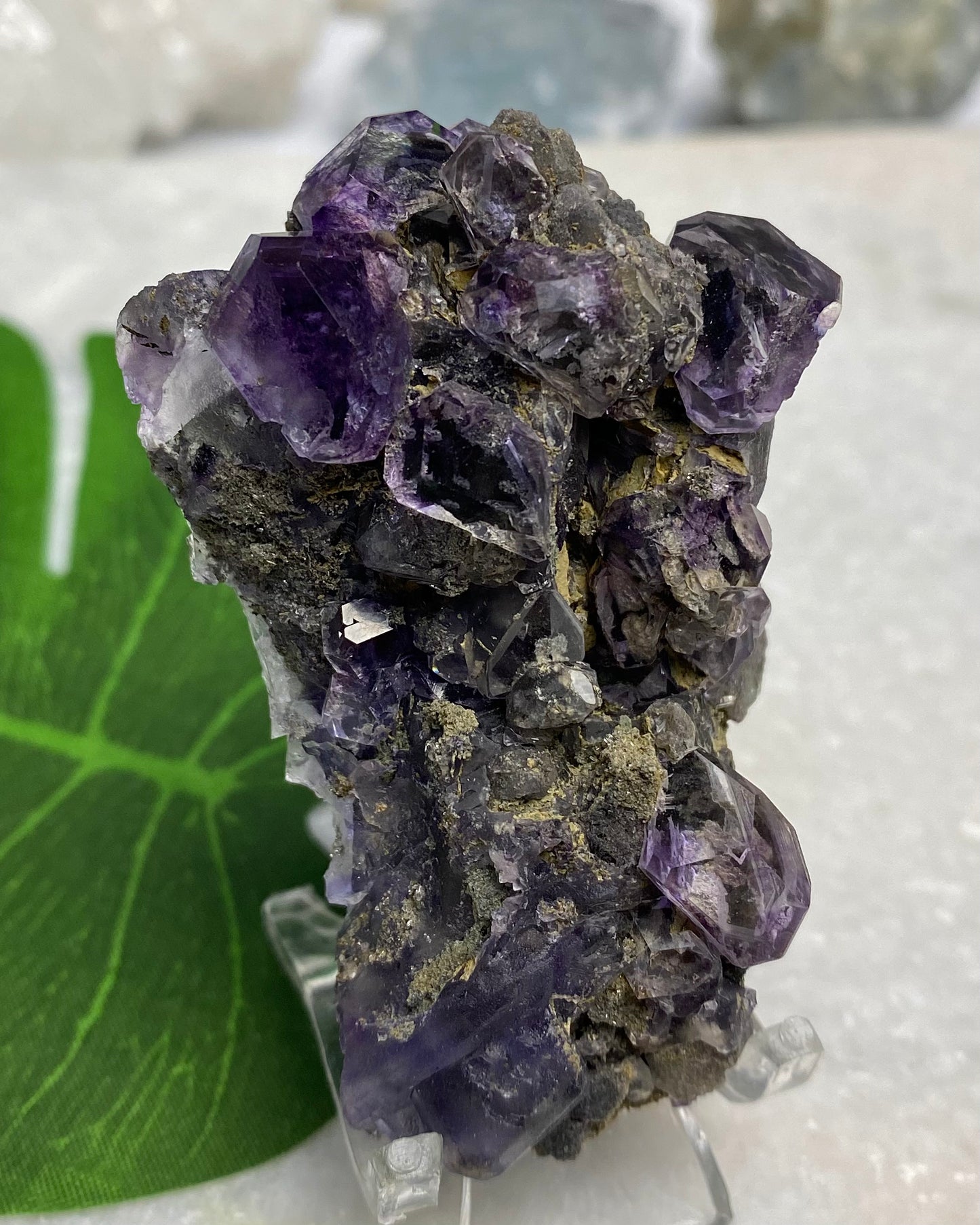Tanzanite Fluorite
