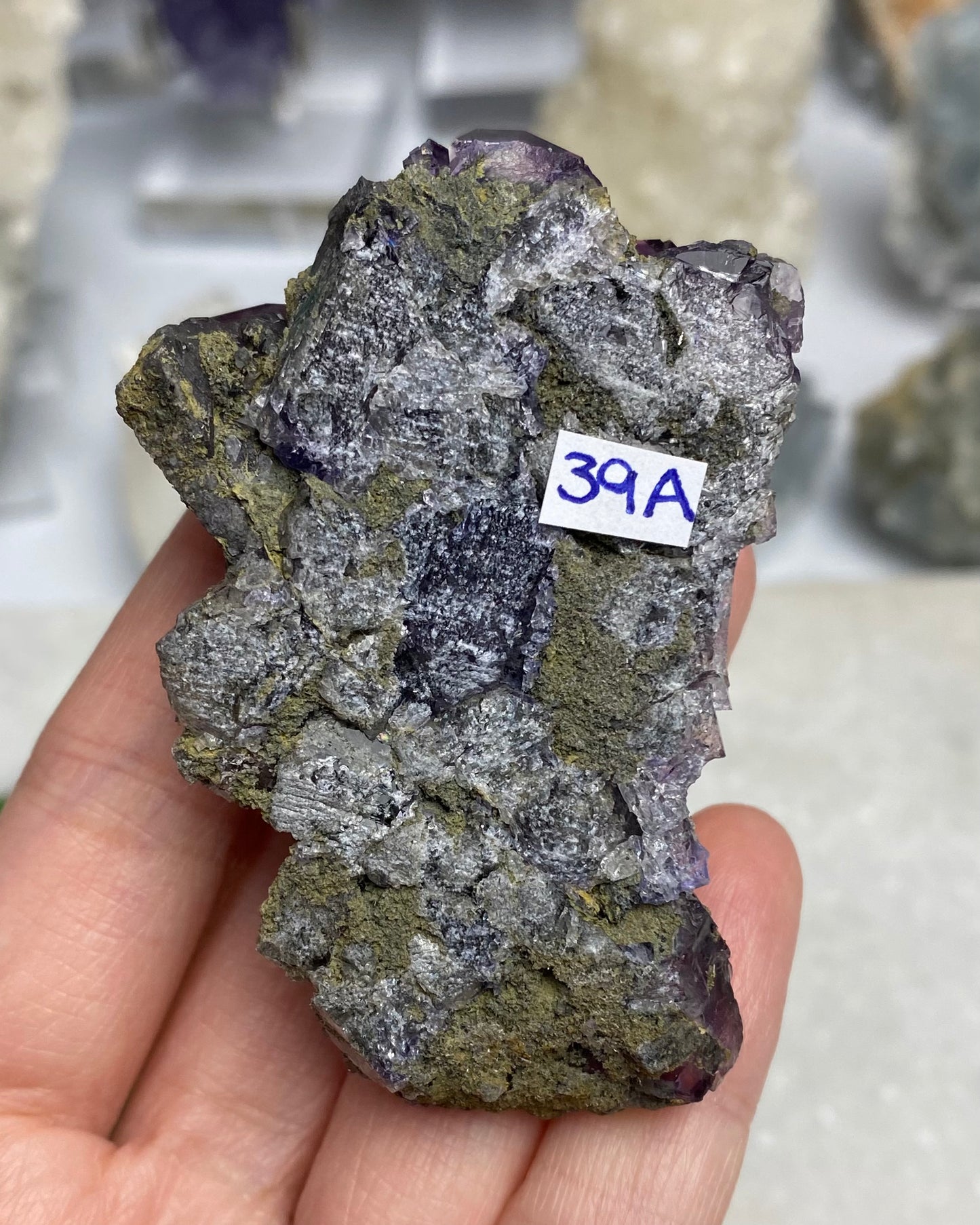 Tanzanite Fluorite