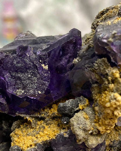 Tanzanite Fluorite
