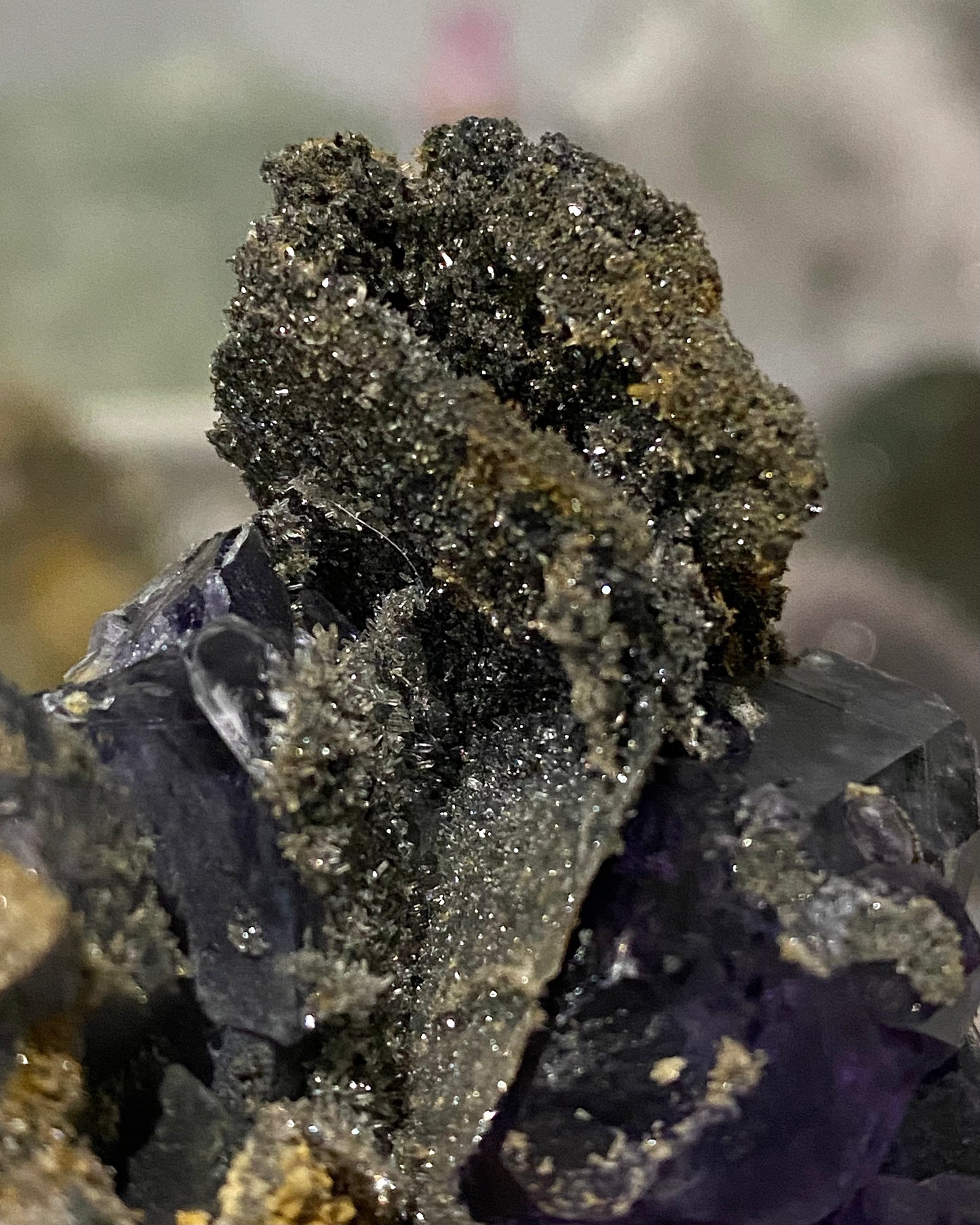 Tanzanite Fluorite