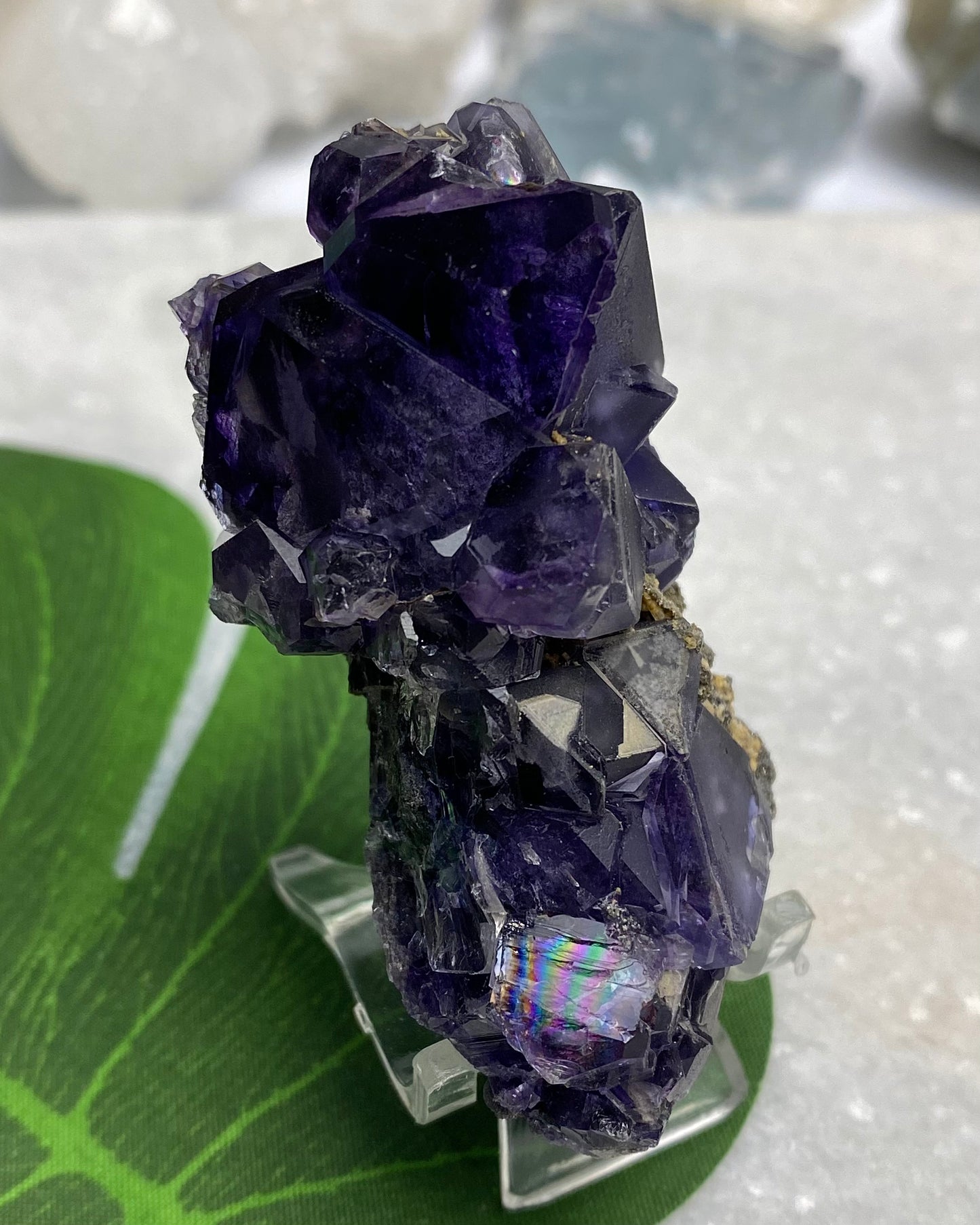 Tanzanite Fluorite