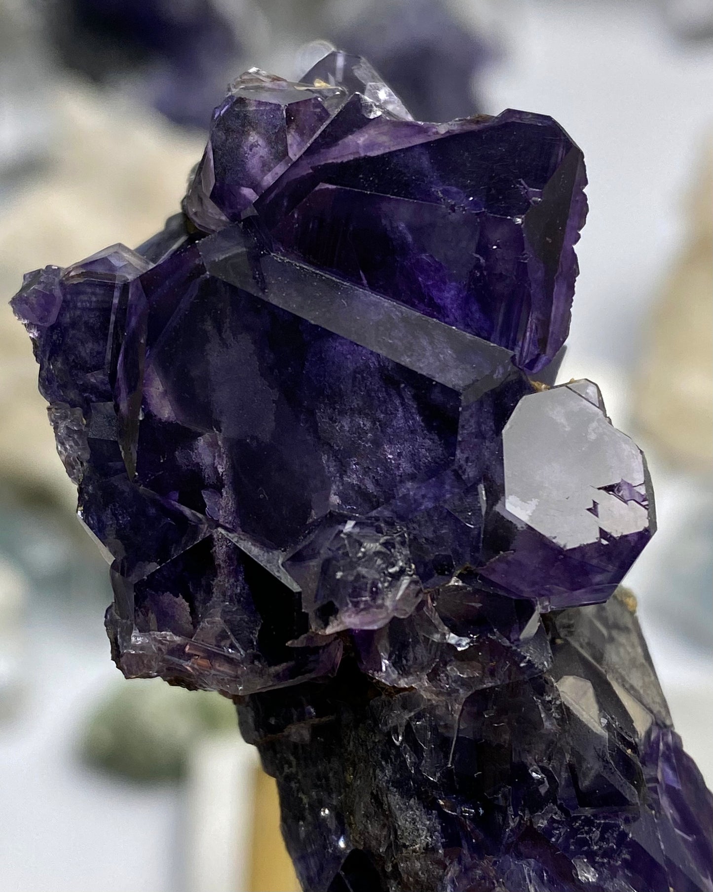 Tanzanite Fluorite