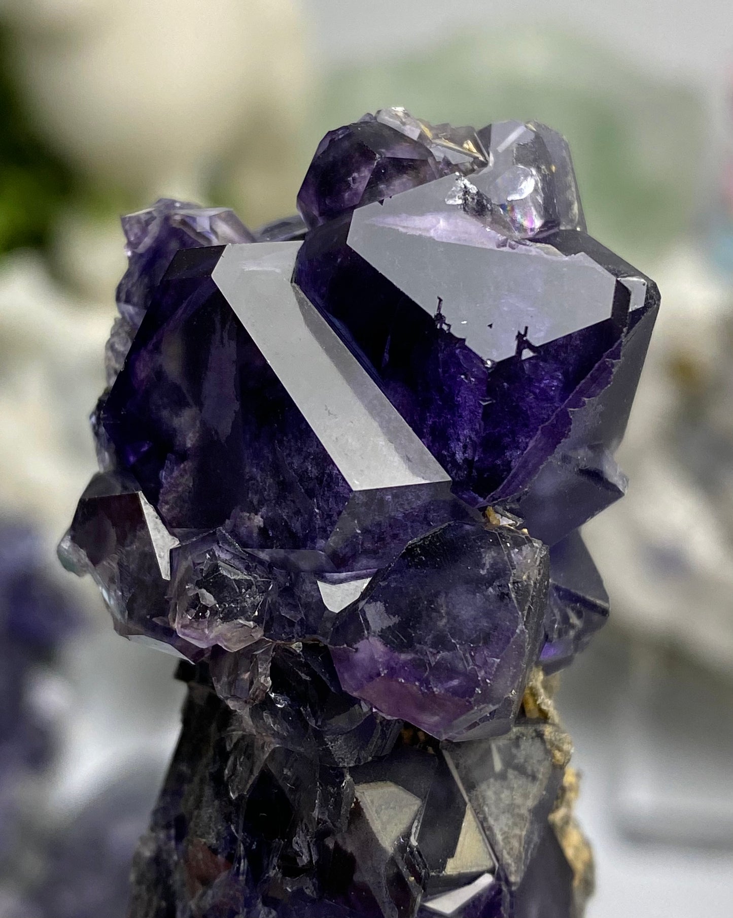 Tanzanite Fluorite