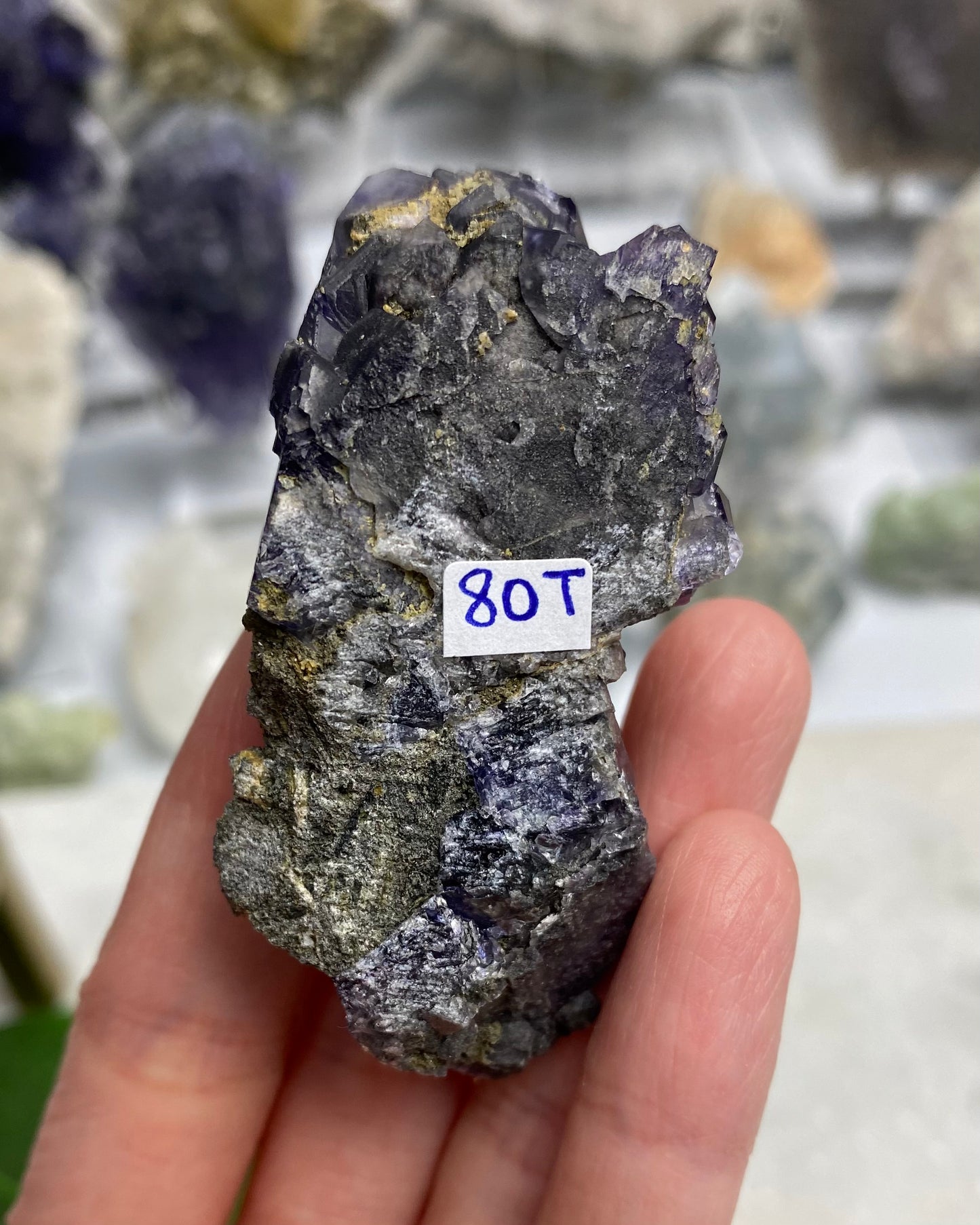 Tanzanite Fluorite