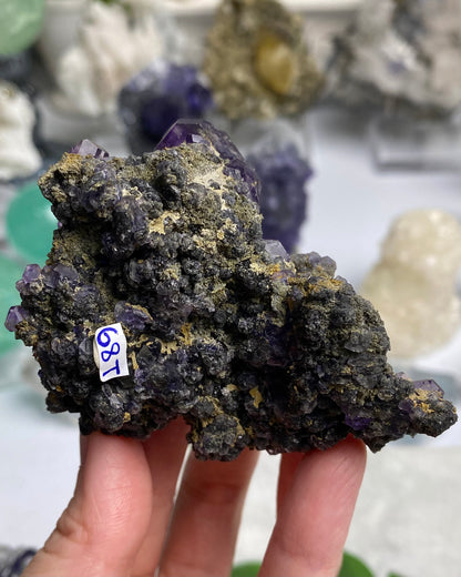 Tanzanite Fluorite