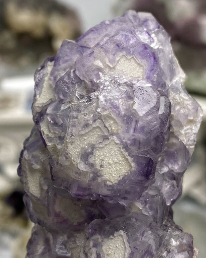 Unique Crystal Formation Yaogangxian Purple Fluorite