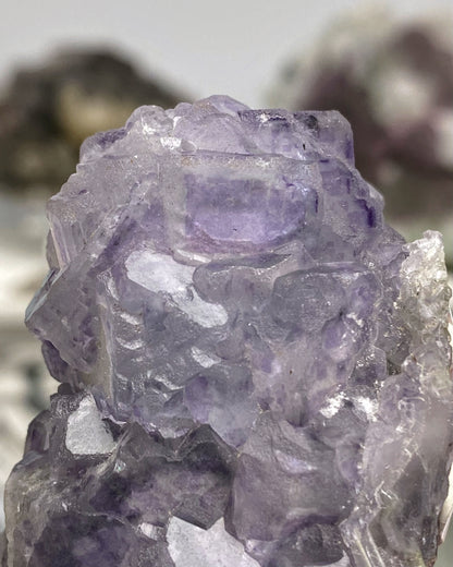 Unique Crystal Formation Yaogangxian Purple Fluorite