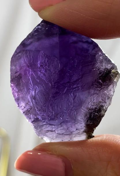 Royal Purple Octahedral Fluorite New Find