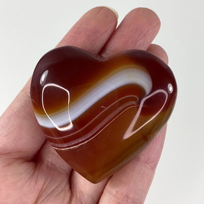 Gorgeous Carnelian Heart Carving