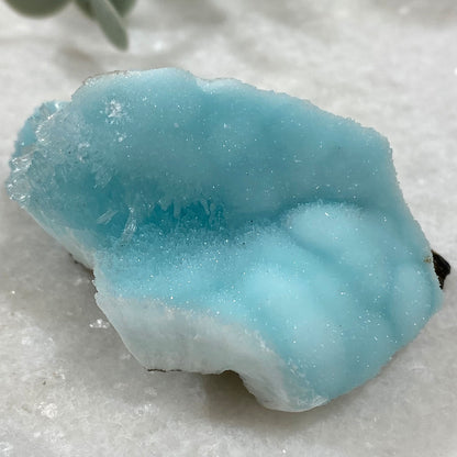 Blue Aragonite Mineral Specimen