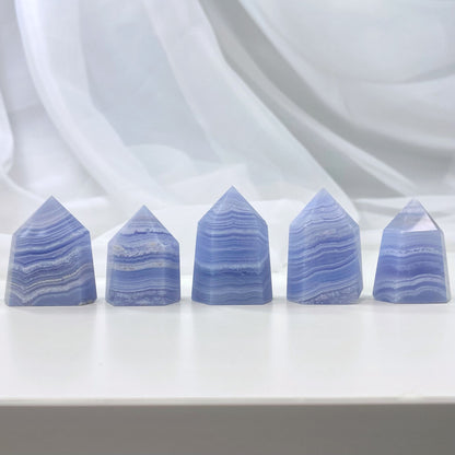 Blue Lace Agate Tower