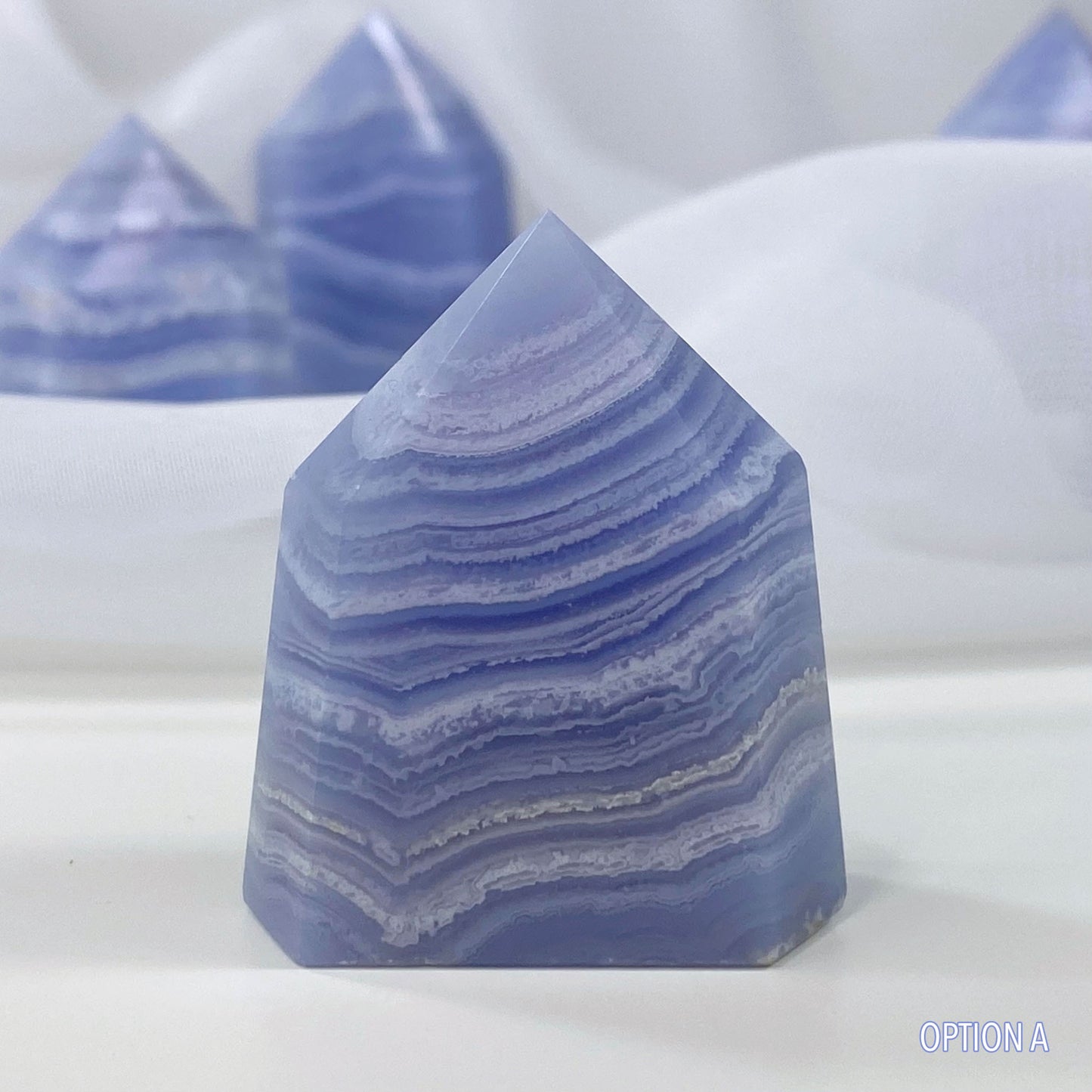 Blue Lace Agate Tower