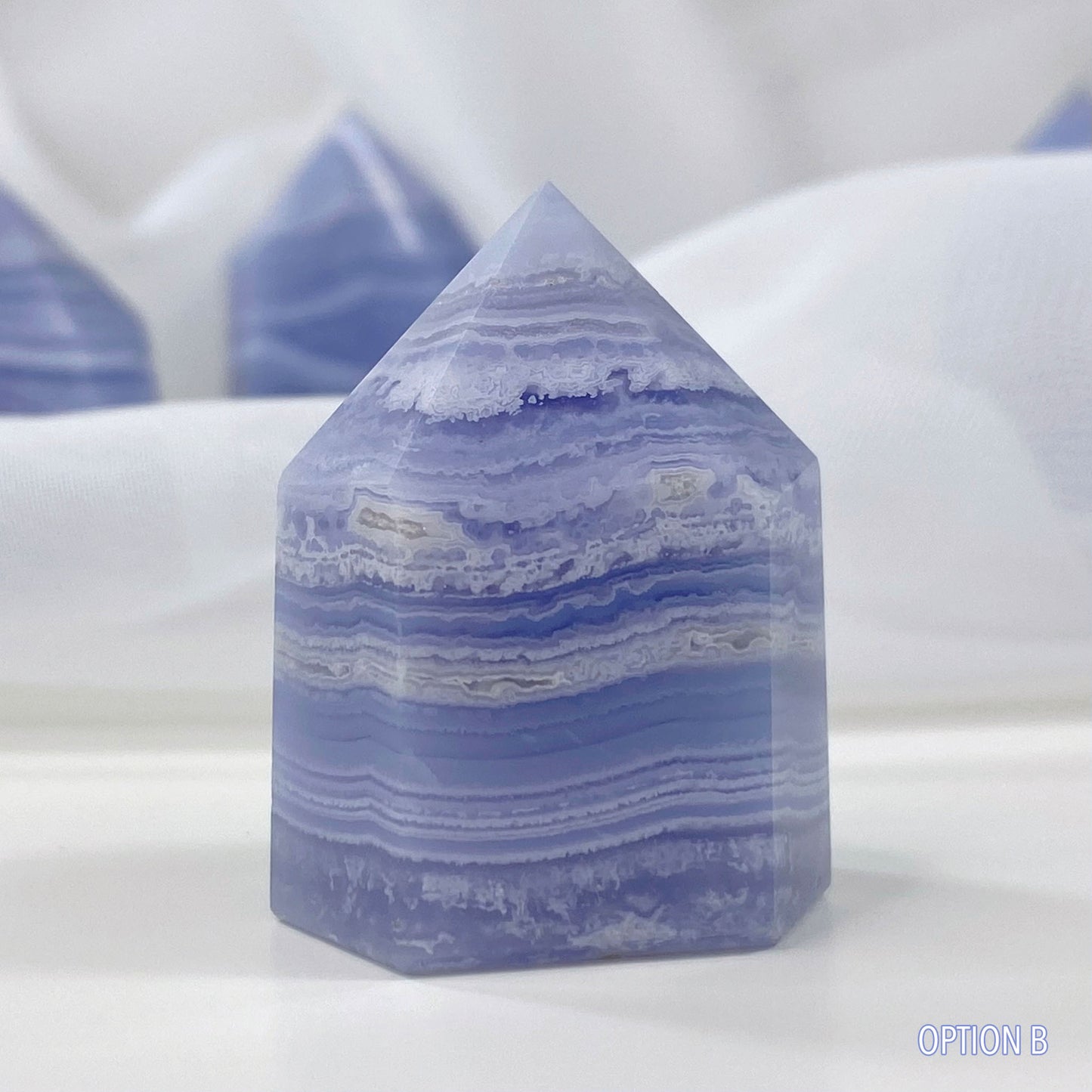 Blue Lace Agate Tower